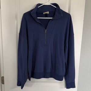 Universal Thread Men's Navy Half-Zip Sweatshirt